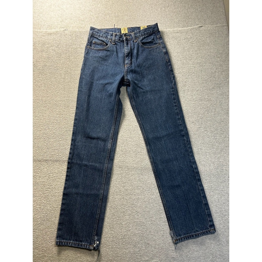RedHead Brand Co Mens Dark Wash Straight Leg Jeans 30x32 Classic Denim